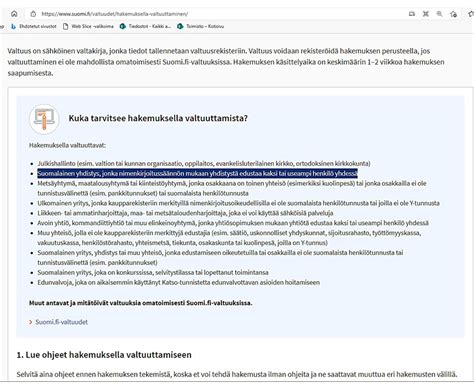 suomi.fi hakemuksella valtuuttaminen